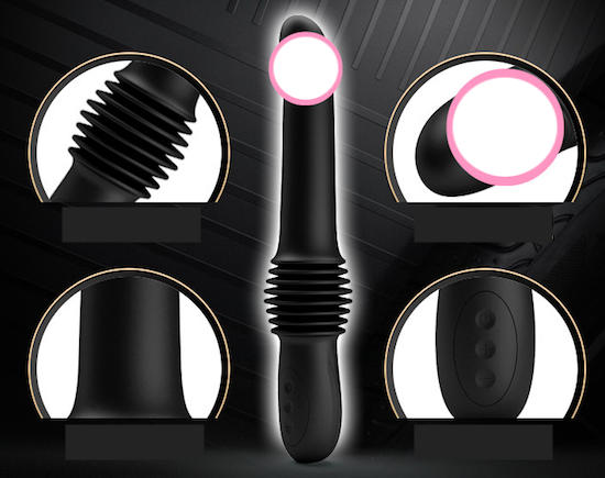 Dương Vật Giả PrettyLove Pazuzu Rung Thụt Đa Chức Năng, Hấp Dẫn